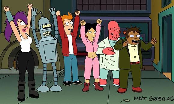A new Futurama is being excitedly reimagined by the entire cast