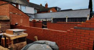 Building a TINY OFFICE in my Yard RED English Bricks 10