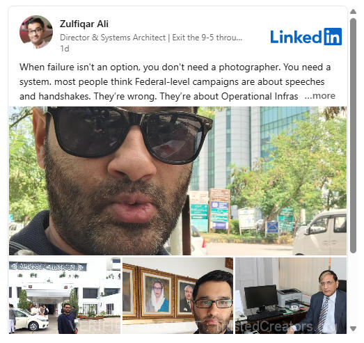 LinkedIn Verification Archive