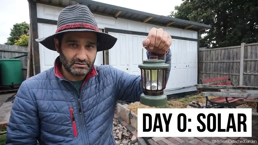 Simple step-by-step beginner solar panel setup in a UK suburban garden